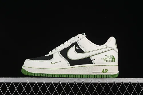 All categories Nk Air Force 1 Air Force series Nk Air Force 1 Low Air Force low top Nike Air Force 1'07 Low North Face joint white, black and green Air Force 1 low top casual sneakers SC9207-527